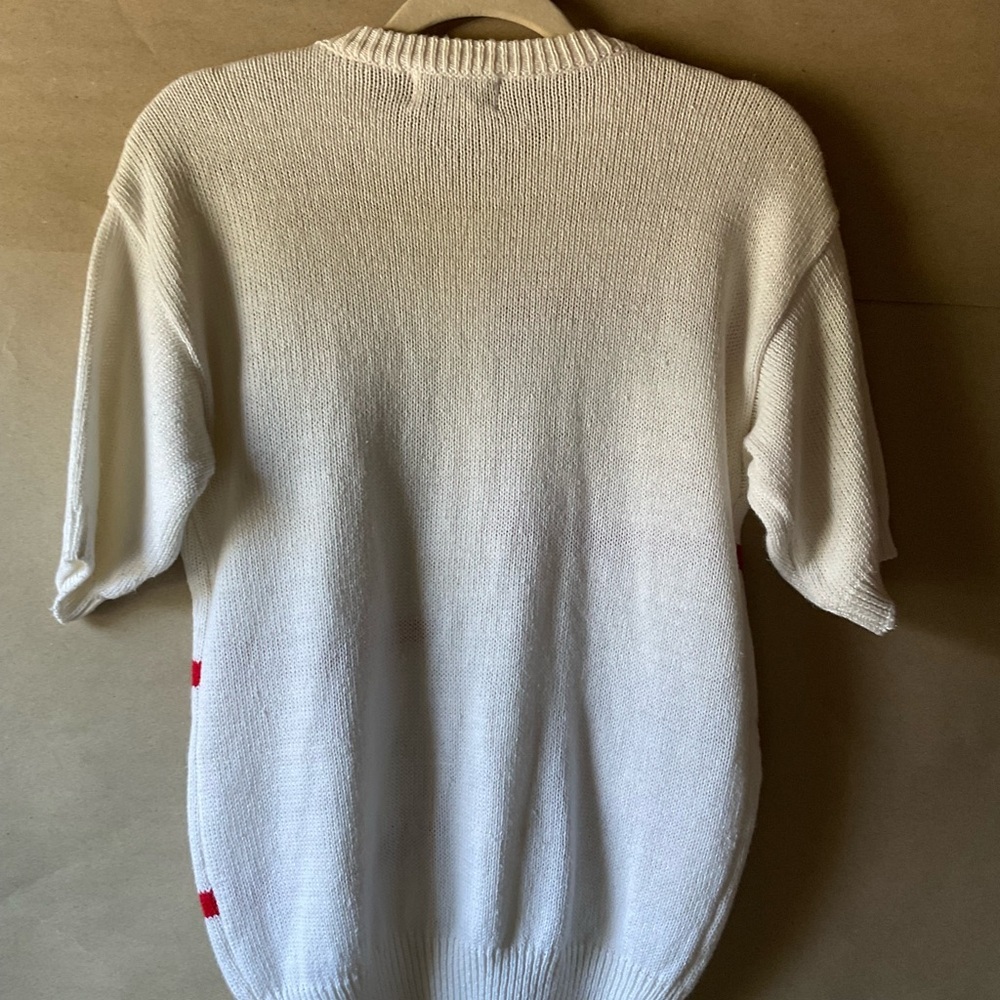 Spice of Life cardigan. White. Ramie cotton. Size L. - Picture 5 of 7